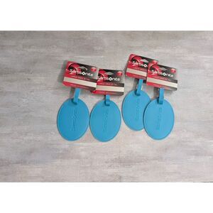 ID Luggage Tag - Samsonite Large Vinyl - Family Pack of 4 NEW